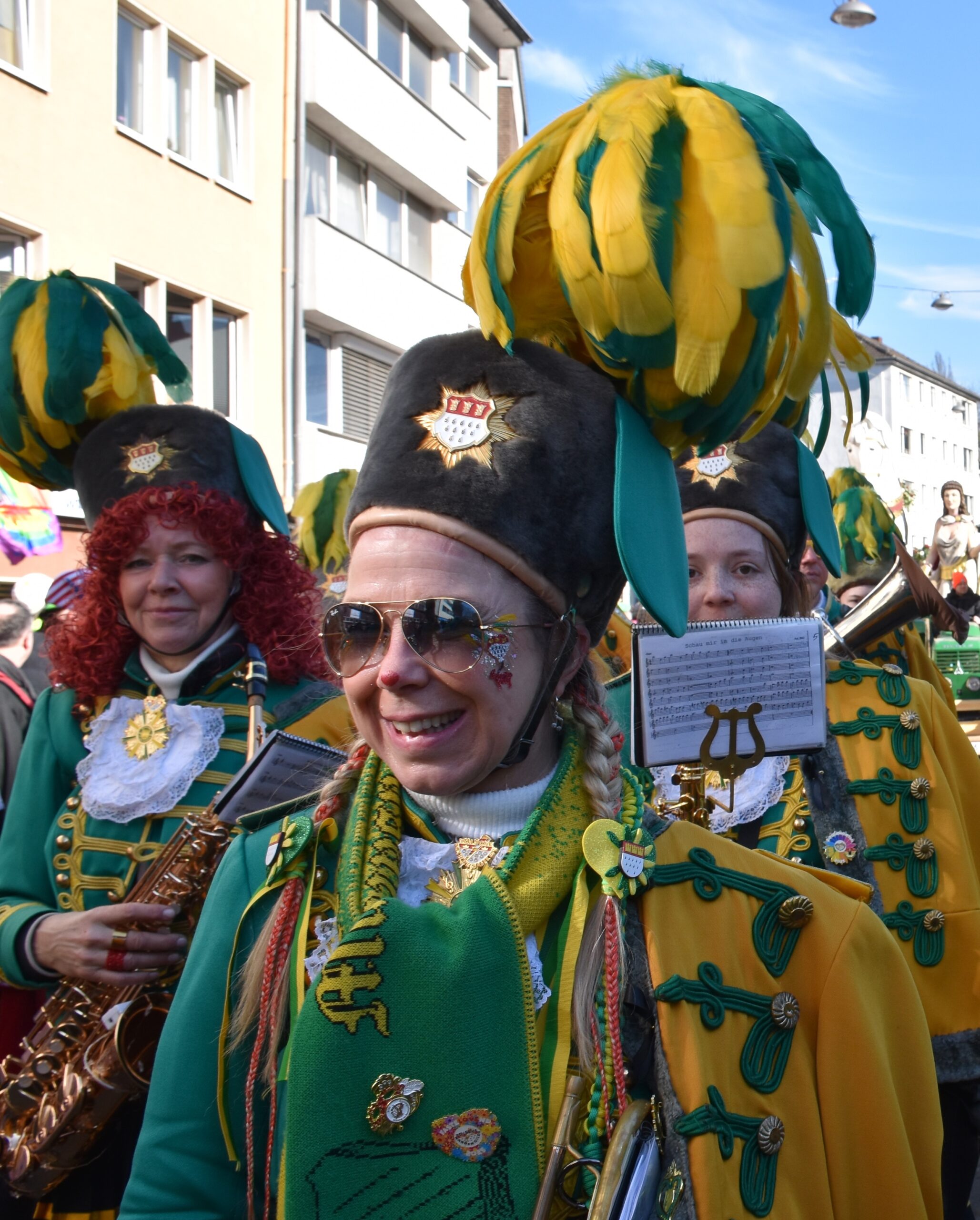 Musiker der Kölner Husaren