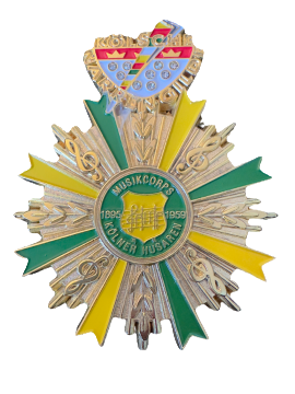 Mitglied der Kölner Husaren in Uniform