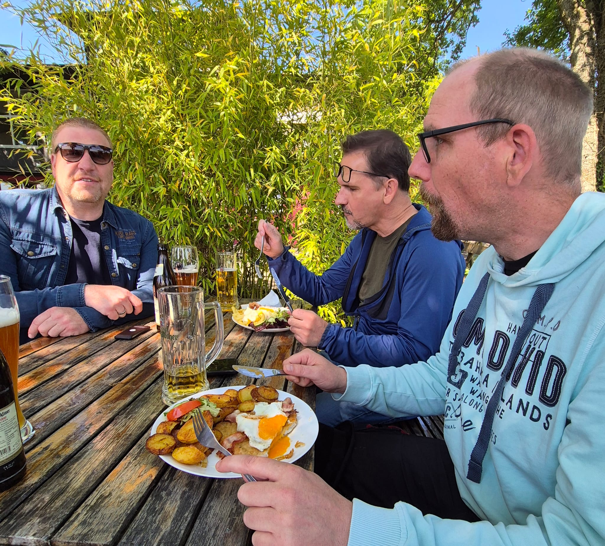 Mittagessen am Gipfel